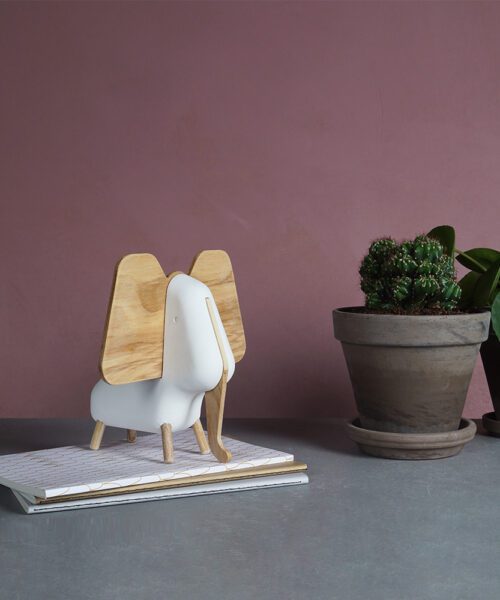 Alternative view of Concrete Elephant White / Natural Ash