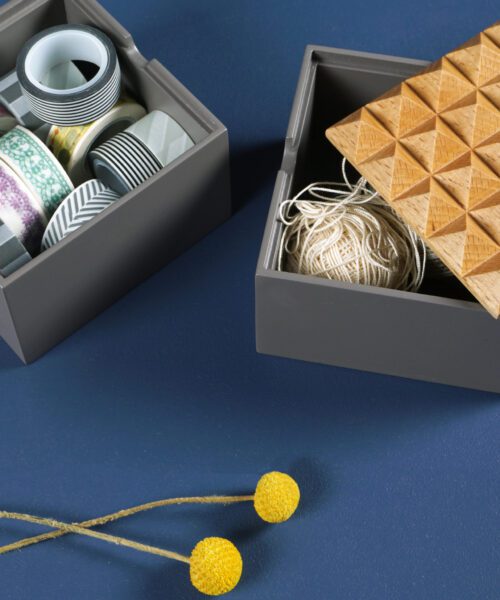 Alternative view of Pyramid Box Medium Grey