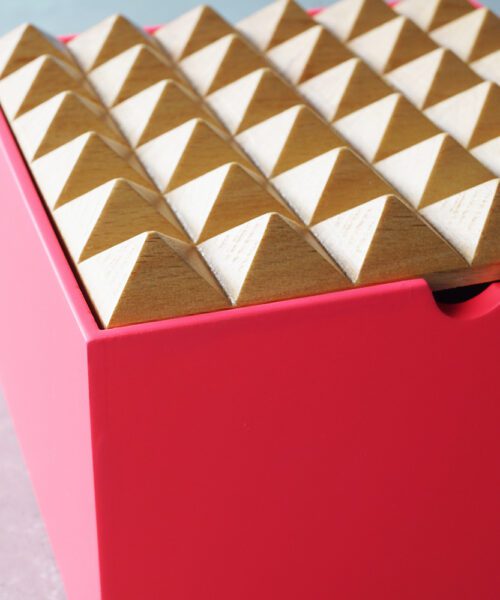 Alternative view of Pyramid Box XLarge Neon Pink