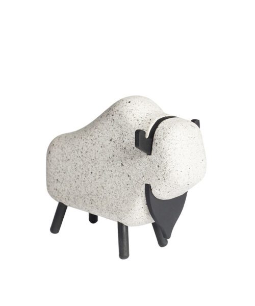 Concrete Bison Spotted White/Black Ash