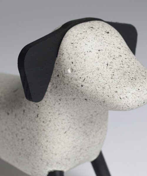 Alternative view of Concrete Dog Spotted White/Black Ash