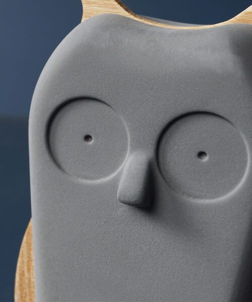 Alternative view of Concrete Owl L Grey/Natural Ash