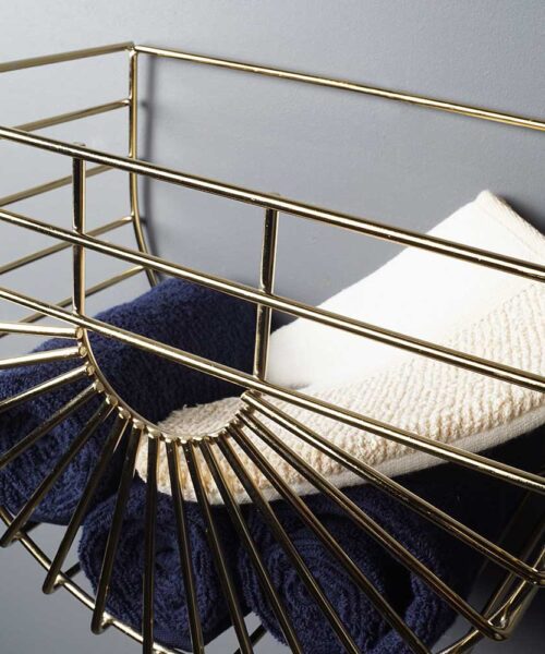 Alternative view of Sunset Basket Slim Brass